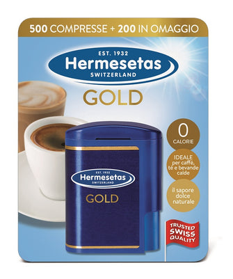 Hermesetas gold (500+200 cpr.)