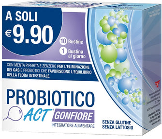 Probiotico act gonfiore 10bust