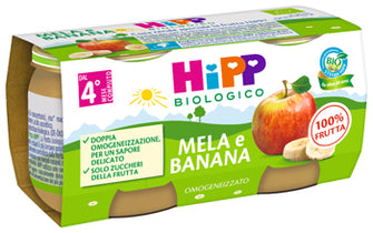 Hipp bio omog mela/banana2x80g